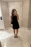 Perfect modest little black dress. Flattering but covered enough for a work event. - Ashley A.