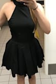 I absolutely love this dress. It is the perfect balance of formal and casual. I'll be wearing it for my sororities recruitment, as well as my Formal dance, and I am so excited. The only downside was that the Zipper seemed a little cheap, and the fabric poofs out after the band on the waist, but I think having it steamed will make it less poofy. - Reagan G.