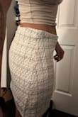 I have wide hips and normally wear a Medium, but wow, the reviews weren't lying. I ordered two sizes up and got an XL, and it fits perfectly. Also, only bc that was the only size available, and the price was so low. But you kinda get what you pay for. The material is low quality. I wouldn't pay any more than the $6 I did. - Ana Y.