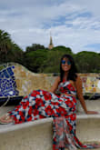 Love the dress - it's a light fabric (but not see through) so perfect for a summer day. I received many compliments when wearing it. The only con was that it was a bit long but it was easy to hem at home. - Linhda N.