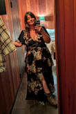 I needed a dress for a "formal/western" themed holiday party, and it was perfect.  The cut of the dress and the way it falls is so elegant and flattering. I got so many compliments.  The only thing was that the dress is maybe one inch too long at the bottom, but I also did not wear high heels with this. WORTH IT. - Emily A.