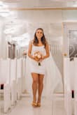 With a month to plan our elopement, I went and spent $750 on a Bronx and Banco dress from Revolve. I received it one week before my wedding, and albeit it was impeccably constructed, it looked AWFUL on me!! Horrible! & Lulu's to the rescue, their customer service is INCREDIBLE and FAST delivery options. It arrived the day before my wedding, I purchased a veil too, and the shirt one with the bow for after. I felt SO BEAUTIFUL as soon as I put that little dress on! And comfortable to run around Vegas! I also brought in a size M, but it was too big. Also note, I've already received my refund from Lulu's for that size M dress, and not even received my refund from Bronx & Banco, and I shipped it back a week earlier than Lulu's. - Amanda H.