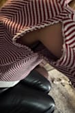 The sweater arrived in the mail with a large hole under the arm, after one hour of wear, that arm has almost completely ripped off. It appears the arm sleeve wasn't even attached to the body at all. Do not buy - Taylor S.