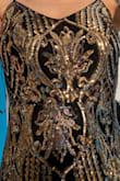 The top fits a bit wonky, and the pattern isn't lined up, making the dress look crooked and cheap. I'm 5'4, and it hangs on the floor quite a bit even with platform heels. Could also be an inch or two tighter in the waist for me. - Sarah A.