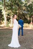 Im shook. Never in a million years did I think ordering a wedding dress online would work for me! But my oh my! This is the most timeless, classy, and elegant dress I've ever had! We had a simple ceremony with just my daughter and husband, and the dress fit exactly what I was looking for! I have received so many compliments! I'm not typically one to leave reviews, but this one is worth it! Thank you, Lulus!! I wish I could upload more than 2 pics! - Olivia H.