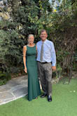The dress fit like a glove & length was perfect. So comfortable to dance in, yet elegant enough for a formal wedding. Love the color too! - Amy K.