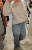 I'm 44 single mom of 1. I've been trying to get on this baggy jeans trend and tried a Levi's. Loved it, but a tad too short for my 5'8" long legs. Got on Lulus, because I love it here too, and found these to try. I love them. I did just order a 27 to see if they wear better in the waist than the 28, so we'll see. The length is perfect though, and they have plenty of flexibility for jeans. - Tiffani T.
