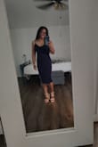 I bought this dress for a very formal dinner. It did not disappoint!  I could still eat and move around. I've worn it a few times since. Very thick, stretchy material. Definitely a great buy. - Josie T.