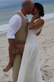 It was gorgeous! Such a fun dress . I was so pleased . The material was such great quality. - Lucy M.
