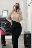 Beautiful sweater dress, you can elevate the dress with cute boots, keeps you warm, loving the color, gives you feminine curves - Yery Q.