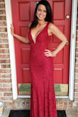 Got this dress because it was on sale!  Material is beautiful and great quality.  It definitely hugs all the right curves! I got this in an extra small and while I like the fit, some may wish to have it a bit larger in the bust area.  I like my dresses to hold me in well, so for me it was a perfect fit!  Absolutely LOVE this dress!  I can't wait to wear it out! - Chrissy D.