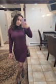 Shows figure nicely. By far one of my go-to winter dresses! - Haylee D.