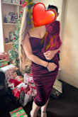 Loved the color! It fit slightly loose, but going down a size would've been too tight. Overall, it was perfect for our Christmas dinner. - Jacklyn T.