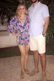 Love this romper. It's flowy and fun. Fits great just be mindful it's open in chest area. - Tara M.