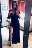 Because I'm short I had to get mine hemmed a little but other than that it fit wonderfully. It felt very sexy yet incredibly comfortable. - Carmella D.