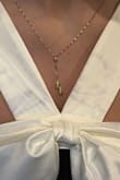 We just received this item - took it out of the package and the white part is stained from being folded up. I tried to exchange it but all sizes are sold out! Cannot return, final sale! How can you sell damaged clothes and offer no recourse? So disappointed! - Lauren M.