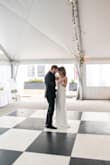 I wore this for my wedding reception and it was so comfortable, form-fitting and the perfect dress to dance the night away! - Rachel P.
