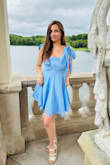 I wore this dress for one of my first dates with my boyfriend and it was perfect! It is relatively comfy while still keeping the princess vibe. Thank you Lulus! :) - Claudia V.