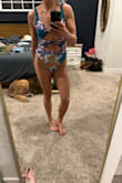 I'm always looking for fun, high-rise mom bod, with a hint of sexy one-pieces, and this one nailed it! Very flattering and cute. My husband even mentioned how much he likes it. - Lindsey L.