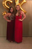 This dress is amazing! I wore it to my sorority formal, and it was perfect! The color is bold. The straps are a little loose. I didn't wear a bra with it. I would highly recommend this dress! - Taylor S.