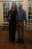 I purchased this dress in the color navy to wear to my brother's January wedding. It was perfect for the occasion. I paired it with 2-inch gold heels and overall felt sleek and sophisticated. Can't wait to wear it again! - Shea P.