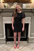 My daughter wore the dress to a winter formal.  She danced the night away in comfort.  This dress was so comfortable to be out in.  Looks beautiful and fit so good. - Joan J.