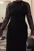 This dress is so much fun! However, I chose to return it due to how tight the hips were and how much extra fabric gathered at the waist and hips. I really wish I could have kept it, but it just fit a little off. - Tressa R.