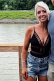 I have worn this top for many casual and dressy events. A little bit scratchy but not bad enough to keep me from wearing it. Love it - Hannah F.