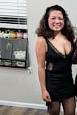Finally got to wear this for New year party this year! Got a lot of compliments! Fabric is stretchy but also makes me look skinnier! Definitely will wear it again! - Nhien *.