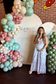 Wore this to my baby shower! Bump-friendly! Although the halter top is a little uncomfortable, it was worth wearing! - Emily J.