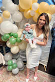 Wore to my bridal shower, but the material wrinkles pretty easily. - Emily J.