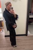 These shoes are perfect to add a pop of shimmer to any outfit. I have already worn multiple times. The height can get uncomfortable after wearing for a long period of time. - Sarah M.