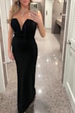 Perfect for wedding. Runs a little big mostly in the top area. Kept folding over at crease, but it was stunning. I ordered 6 dresses, and this was the top contender! - Stephanie P.