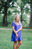 This dress was perfect for graduation pictures, I probably could have ordered a small and it still would have fit good. I just didn't want my lower half showing off too much! Overall great purchase<3 - Lauren C.