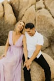 This was the perfect dress for our engagement photoshoot! Comfortable, fits true to size, and long enough for me (I'm 5'10" and it's hard to find dresses that are long enough). LOVE it! - Francine H.