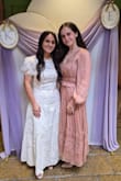 I wore this dress for my sisters bridal shower and it is truly lovely. However, the chest is extremely open, which forced my to sew it together. I'd definitely recommend the dress is you're okay with putting in some effort to adjust it. - Maryan V.