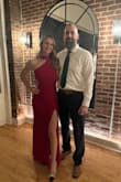 The dress fit amazingly and looked amazing. I had to tape the side to prevent it from opening, though. I got so many compliments with it. I also got the shoes from Lulus to go with it. - Rebecca H.