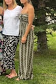 I was really excited about this, but it just didn't flatter me. I am relatively flat chested & the top felt a bit tight around my back. The pants were quite long as well. - Mariah M.