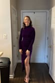 Love this dress! I ordered it for a holiday work party and it was perfect. Definitely true to size and super comfortable. - Tara M.