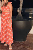 I love this two piece. I bought it for vacations and it's my favorite outfit to wear. So flowy, light, yet elegant. - Nele R.