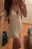 I got this for my bachelorette party and I'm so excited to wear it! It's super sexy and fun! The top is a little big but the adjustable straps help with that. I definitely recommend!! - Sara E.