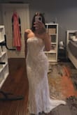I was a little skeptical about ordering a size small since I'm 5'10" and 157 lbs, and I usually fall between a small and a medium. I wanted a more fitted look, though, and I'm so glad I went with the small; it fits like a glove. It was just slightly loose in the waist, but nothing major at all, and definitely not something that would make me return it. The fabric is very comfortable and stretchy, the material feels high quality, and it's absolutely worth the price. It's so stunning. I'm really happy I chose the size small! - Reagan R.