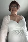 Beautiful dress, I couldn't believe how wonderful I felt when I put it on.  I couldn't believe my eyes.  So beautiful - Joan K.
