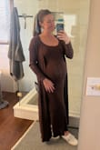 Fit my 32 week bump comfortably, and I'll be able to wear post pregnancy too. Nice and soft. - Courtney J.
