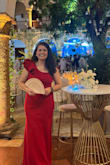 Perfect fit! I loved everything about it. I received a lot of compliments at the wedding too. - Evelyn S.