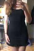 I am little disappointed with this dress. The fabric feels a little like thick bathing suit material and the dress is quite tight. It doesn't look bad though! Just not as cute as I expected - Marie-Philip M.