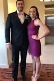 I was so nervous because I ordered an XS and usually order a Small. However in this case, the dress fit perfectly! I wore it to a wedding and got so many complements. The color is gorgeous! It fit a little tight around the chest area, but was still comfortable throughout the whole day. If you have a bigger bust, definitely order a size up. - Victoria F.