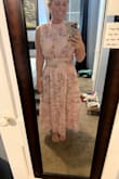 I read reviews about the rib cage region being too tight, so I ordered a medium. It feels great and is breathable and breezy! - Molly H.