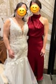I bought this dress for a wedding on Valentine's Day and it was absolutely beautiful! I received so many compliments about how elegant and sophisticated I looked. Can't wait for another excuse to wear again! - Jessica J.