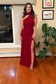 Wore this to the NFL honors and it was such a hit. Not loving the high slits that are "in" these days but went with it! - Sarah E.